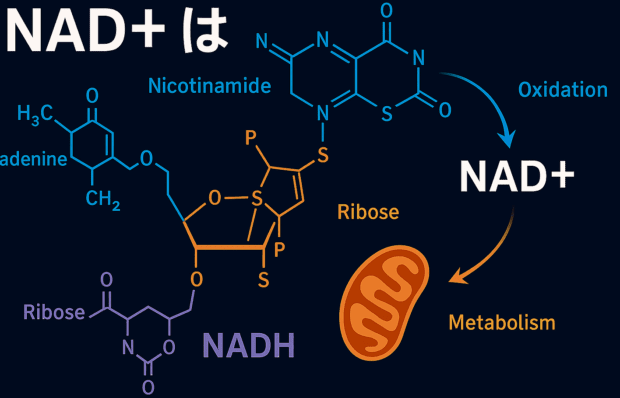 NAD+とは？ 健康と長寿を考えるあなたに、1番重要な分子